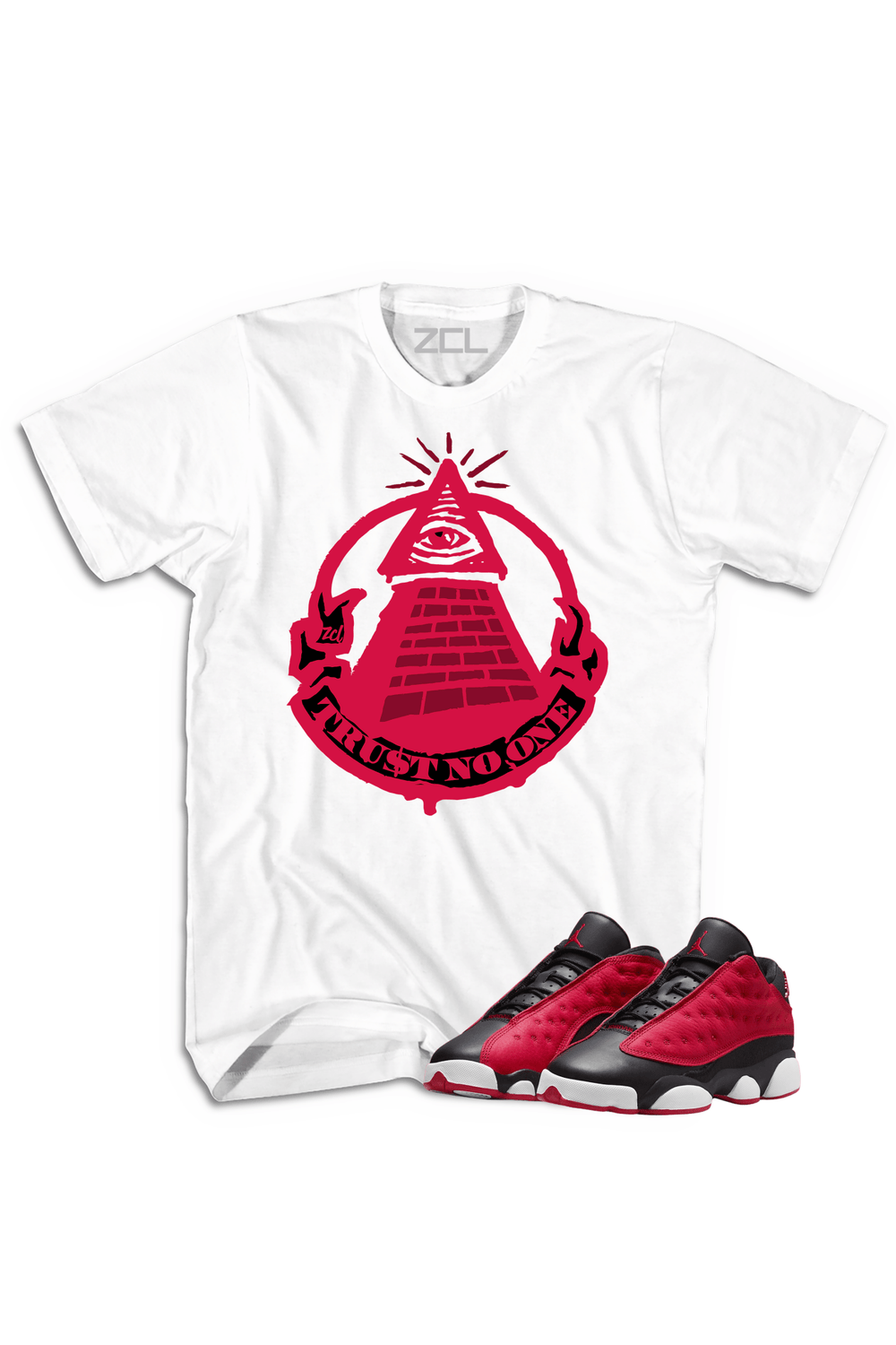 Air Jordan 13 Low "Trust No One" Tee Very Berry - Zamage