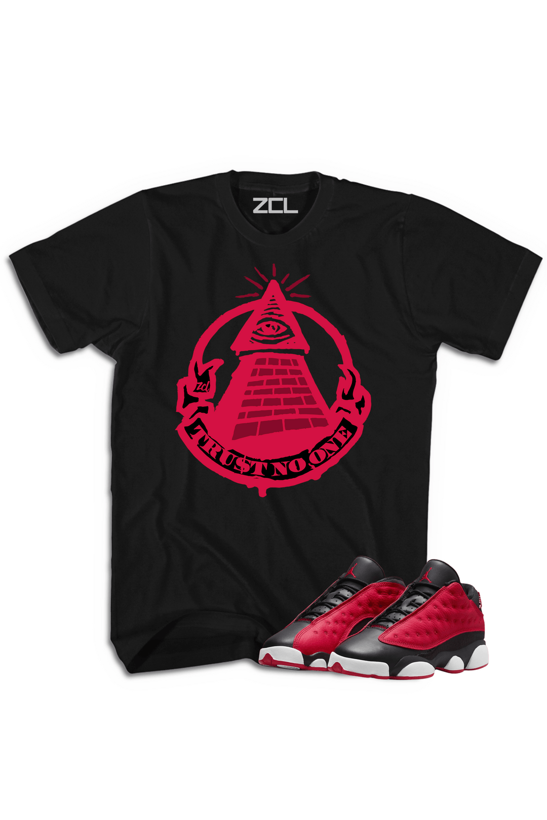 Air Jordan 13 Low "Trust No One" Tee Very Berry - Zamage
