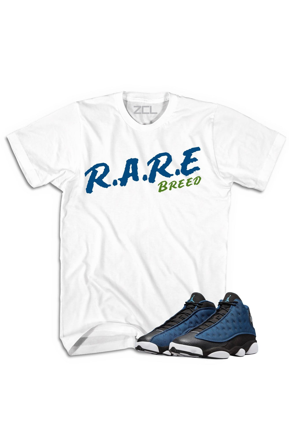 Air Jordan 13 "Rare Breed" Tee Brave Blue - Zamage