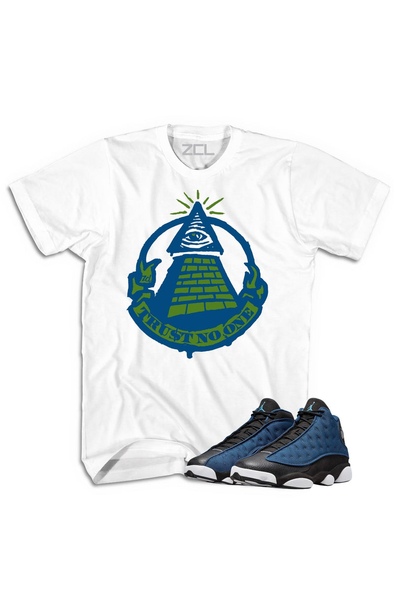 Air Jordan 13 "Trust No One" Tee Brave Blue - Zamage