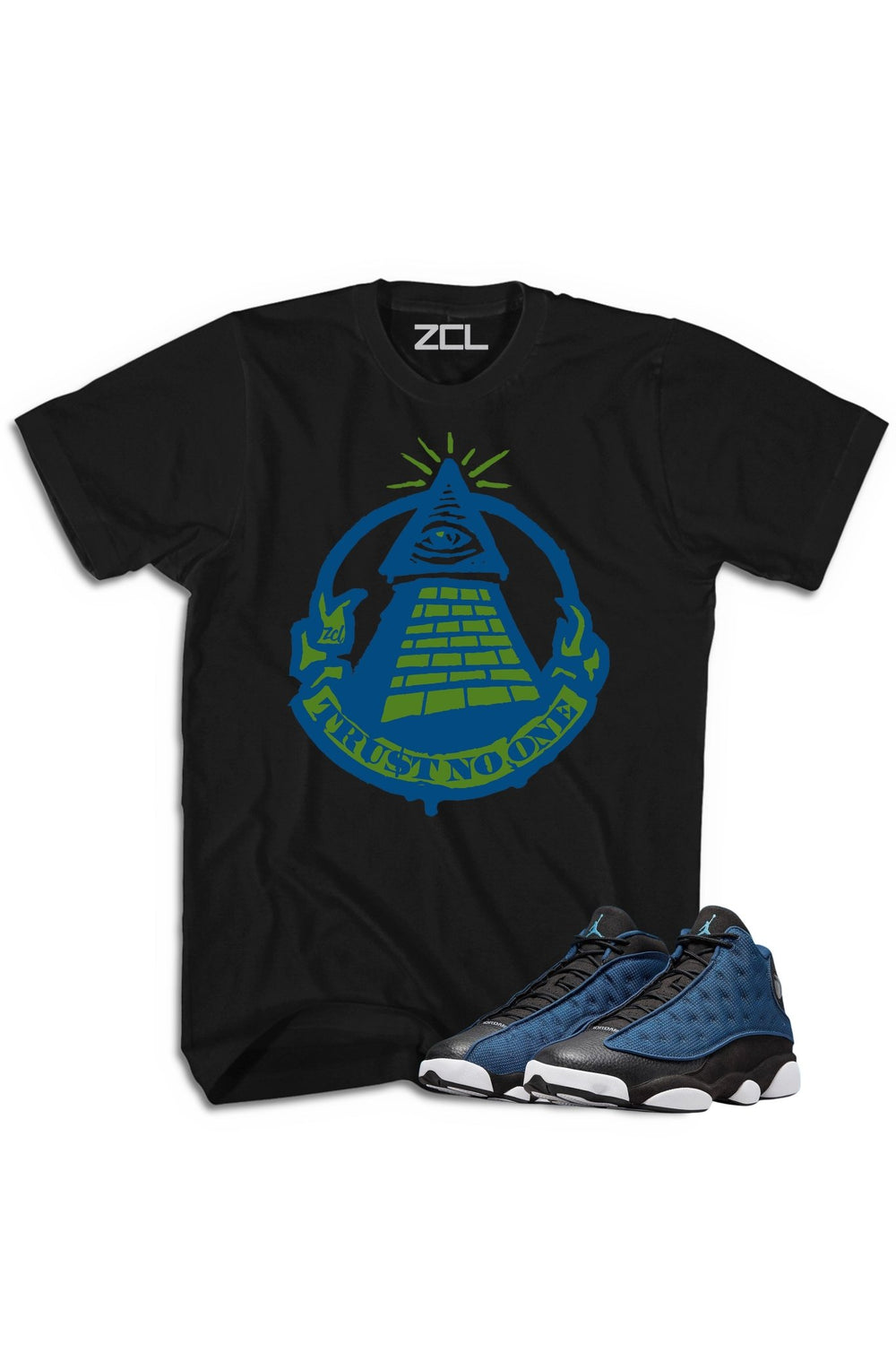 Air Jordan 13 "Trust No One" Tee Brave Blue - Zamage