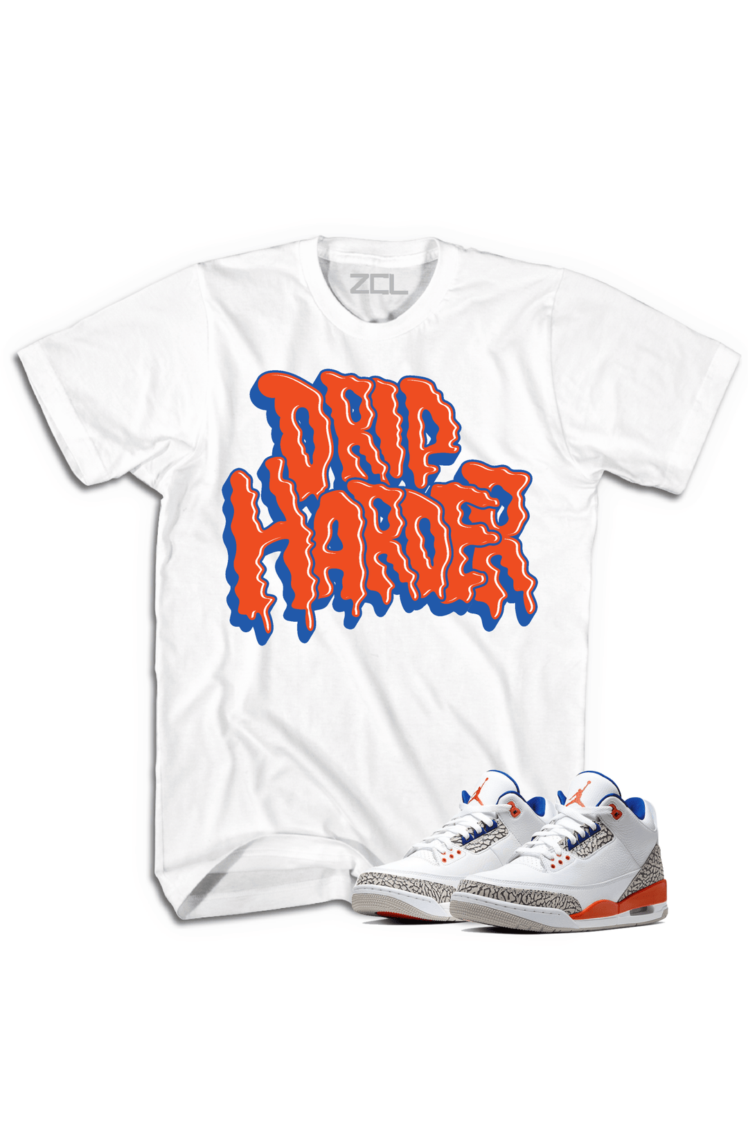 Air Jordan 3 "Drip Harder" Tee (Knicks Rival) - Zamage