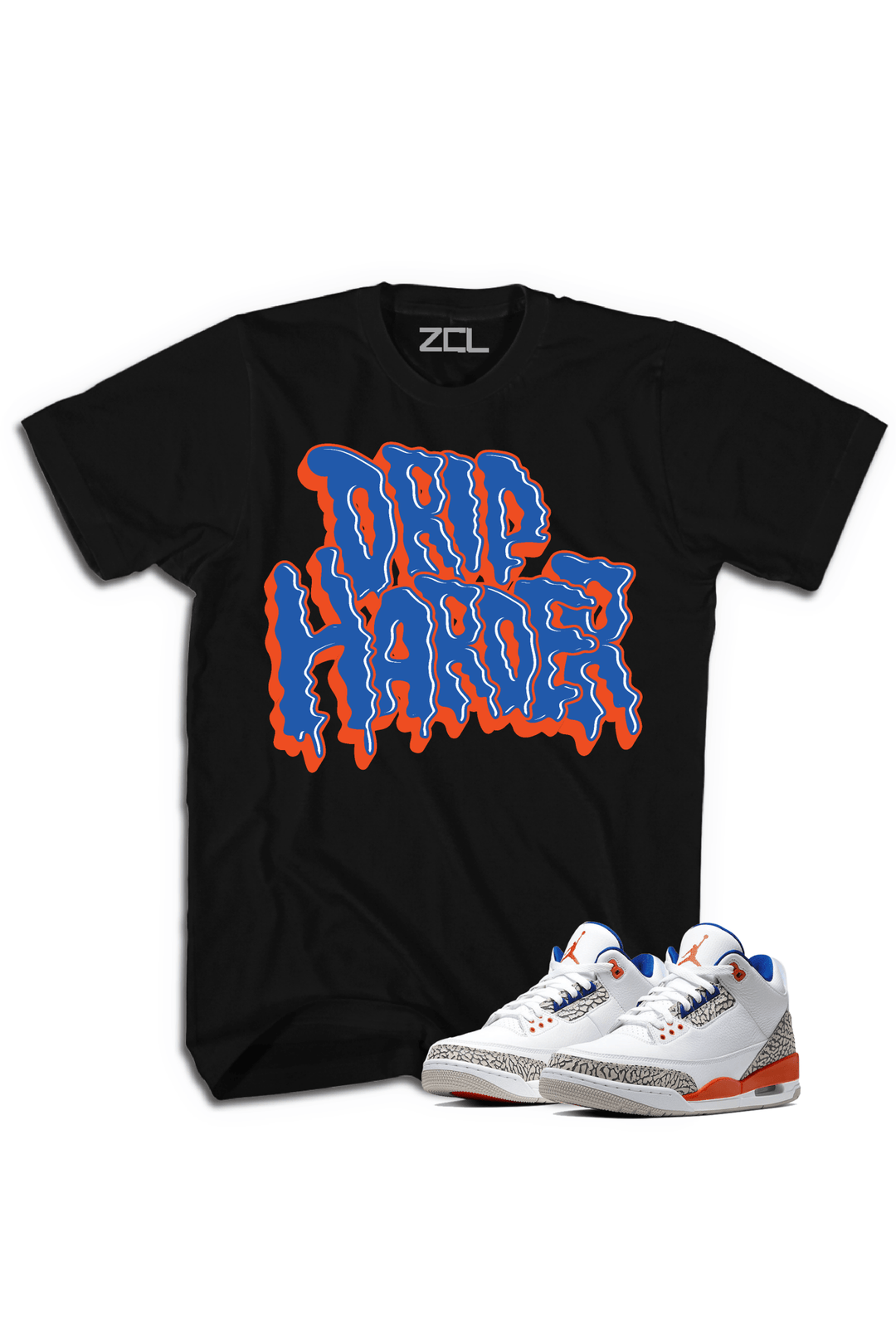 Air Jordan 3 "Drip Harder" Tee (Knicks Rival) - Zamage