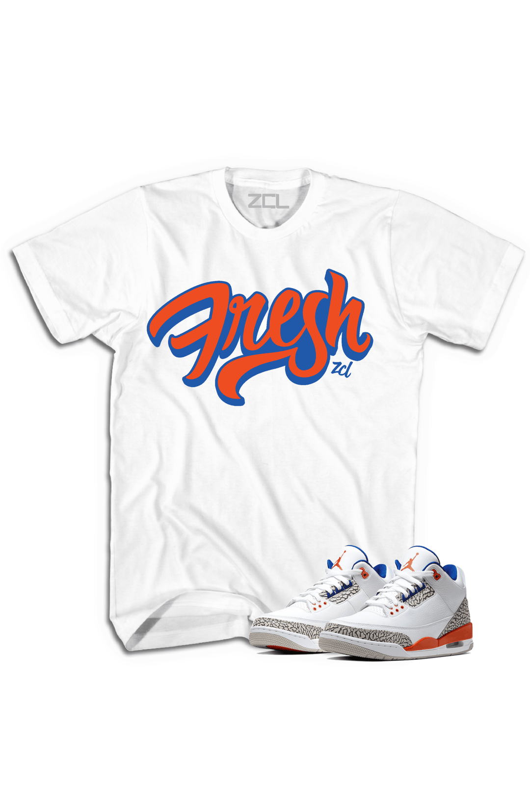 Air Jordan 3 "Fresh" Tee (Knicks Rival) - Zamage