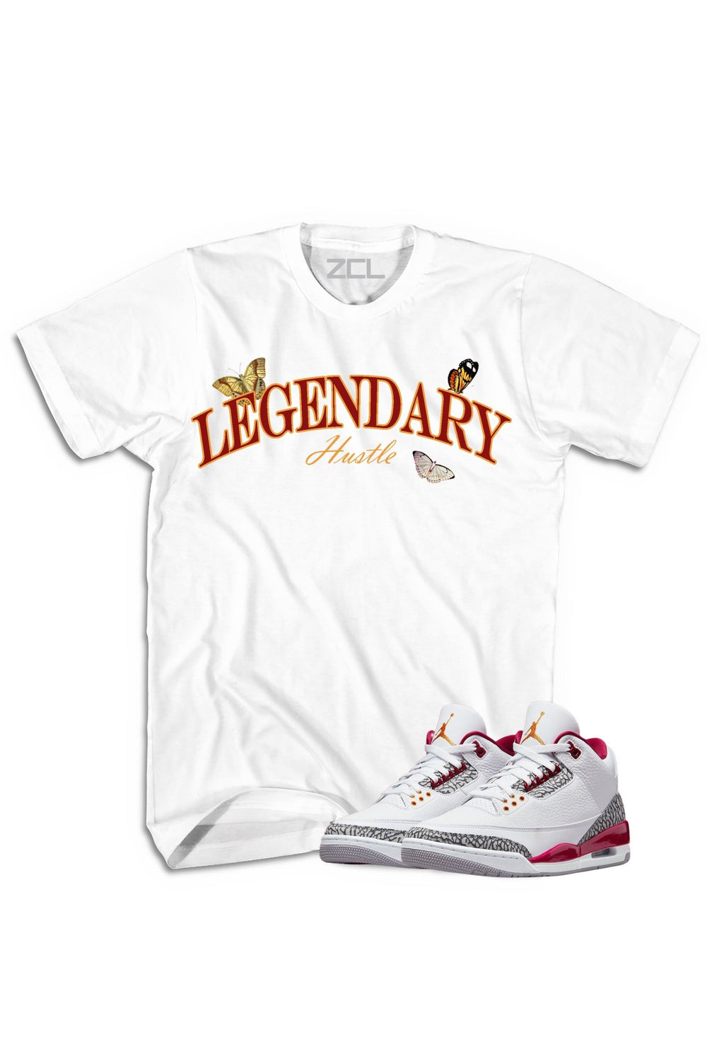 Air Jordan 3 "Legendary" Tee Cardinal Red - Zamage