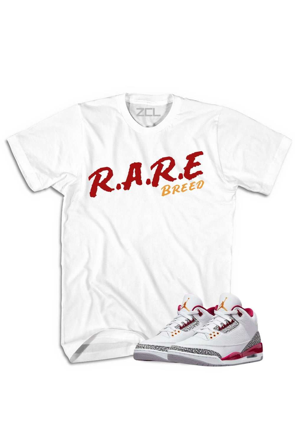Air Jordan 3 "Rare Breed" Tee Cardinal Red - Zamage