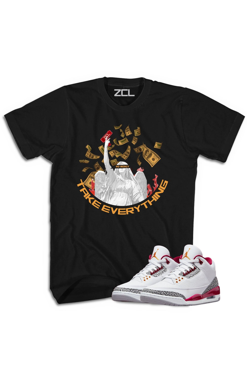 Air Jordan 3 "Take Everything" Tee Cardinal Red - Zamage