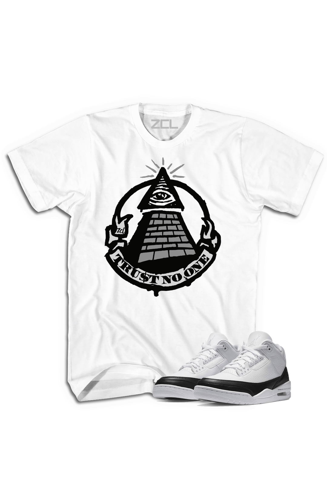 Air Jordan 3 "Trust No One" Tee (Fragment) - Zamage