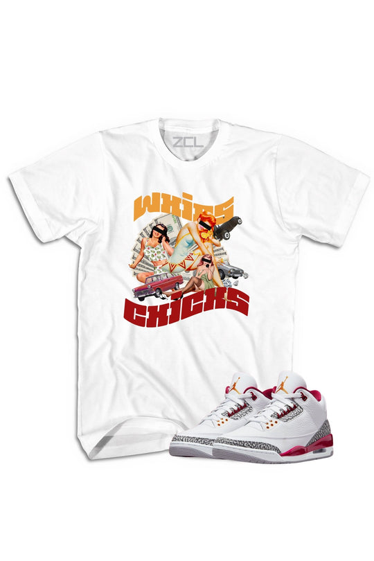 Air Jordan 3 "Whips & Chicks" Tee Cardinal Red - Zamage