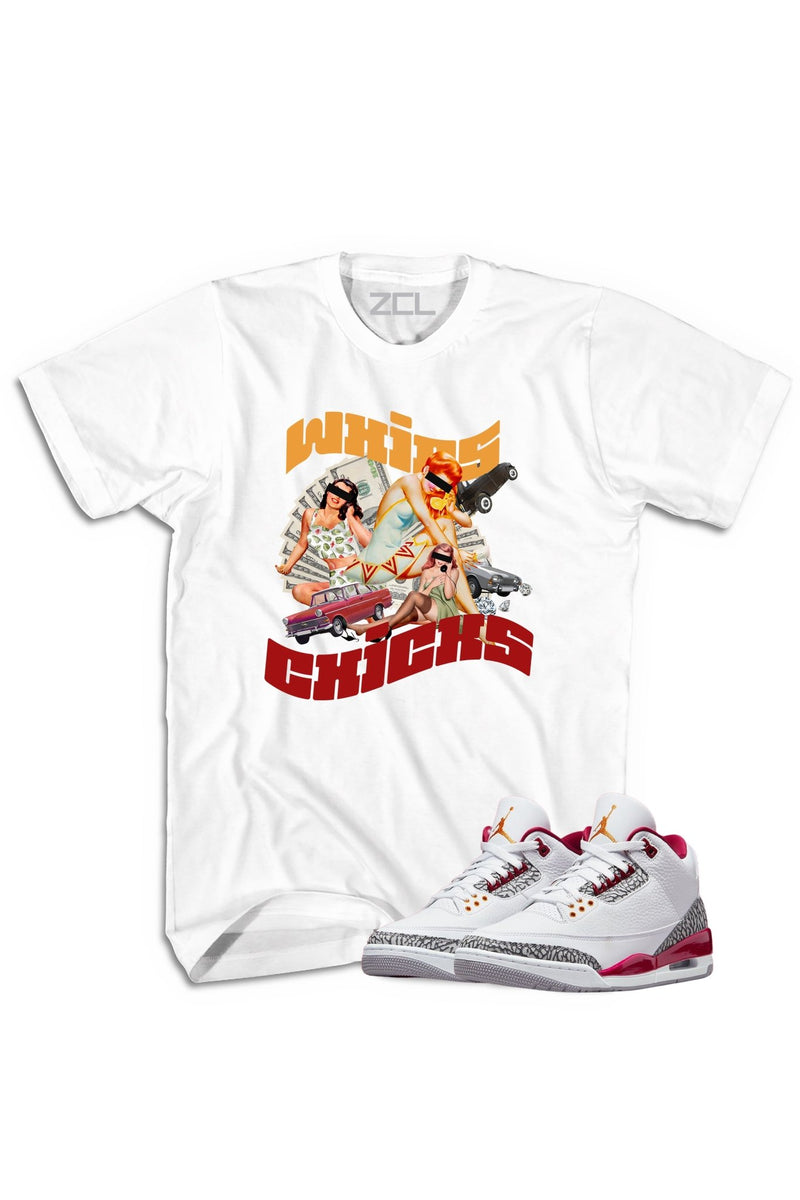 Air Jordan 3 "Whips & Chicks" Tee Cardinal Red - Zamage