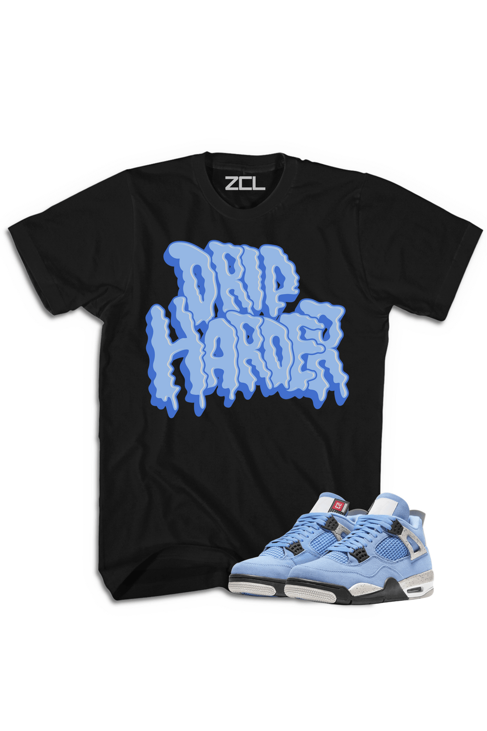 Air Jordan 4 SE "Drip Harder" Tee (University Blue) - Zamage