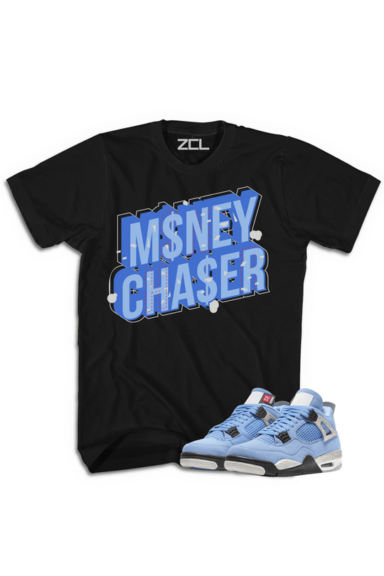 Air Jordan 4 SE "Money Chaser" Tee (University Blue) - Zamage