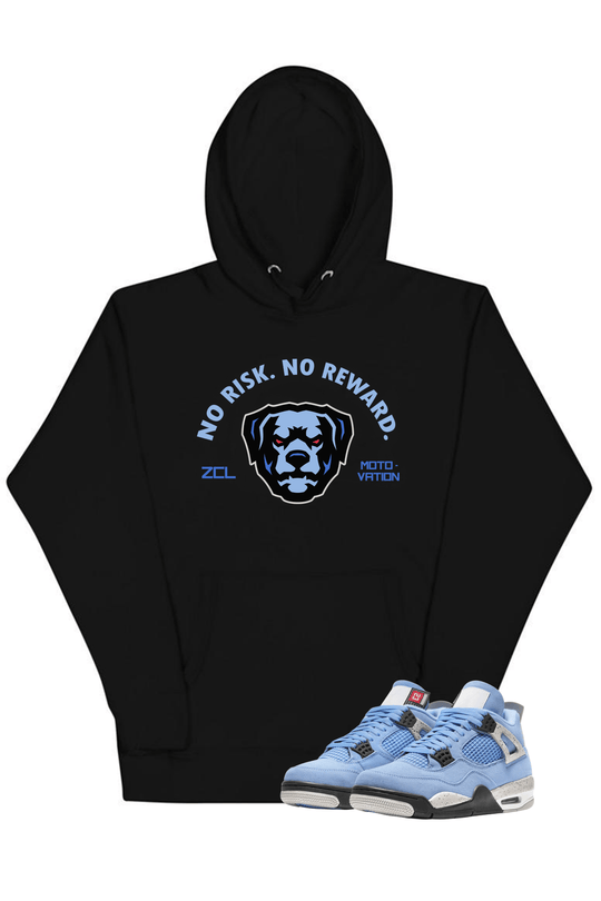 Air Jordan 4 SE "No Risk No Reward" Hoodie (University Blue) - Zamage
