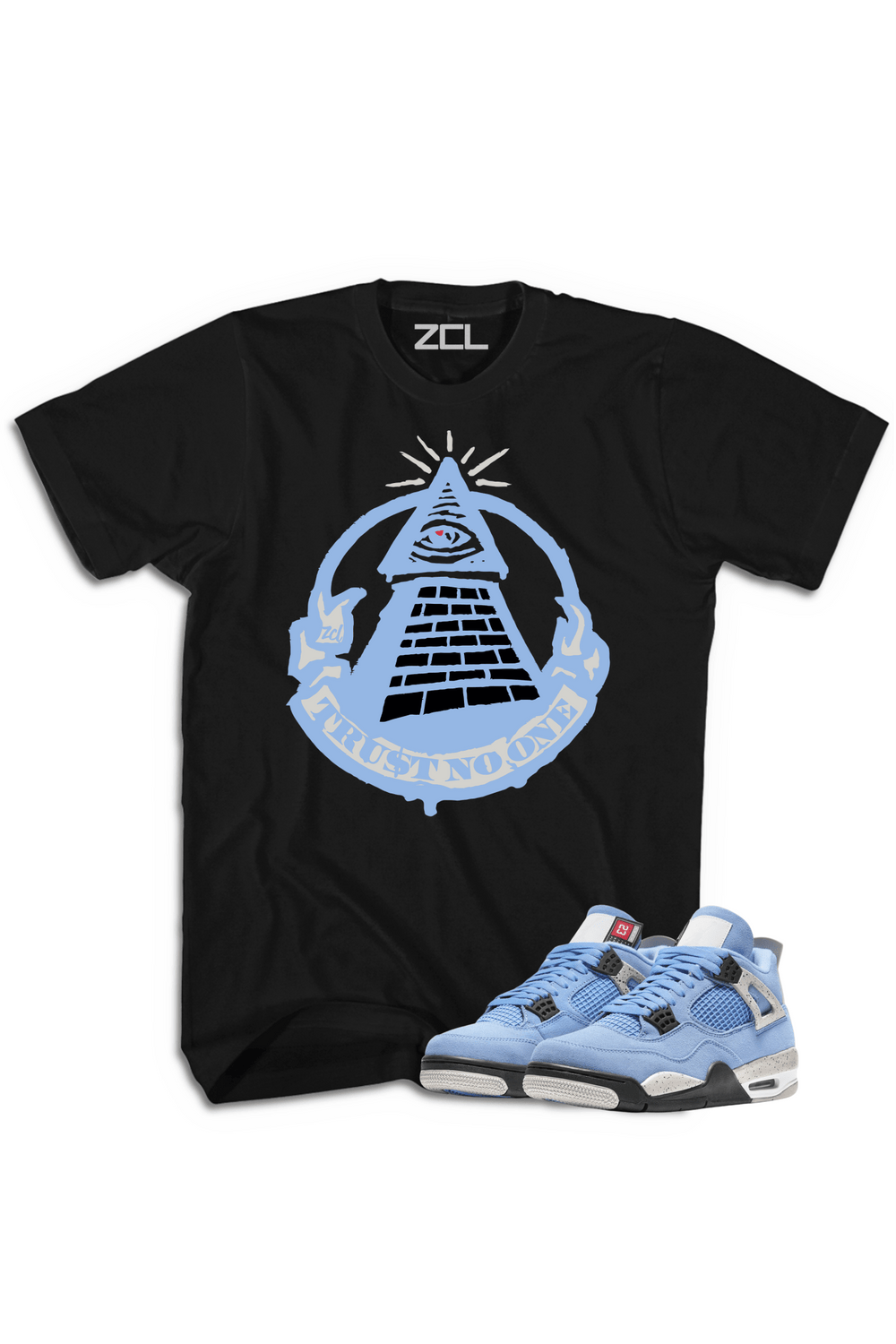 Air Jordan 4 SE "Trust No One" Tee (University Blue) - Zamage