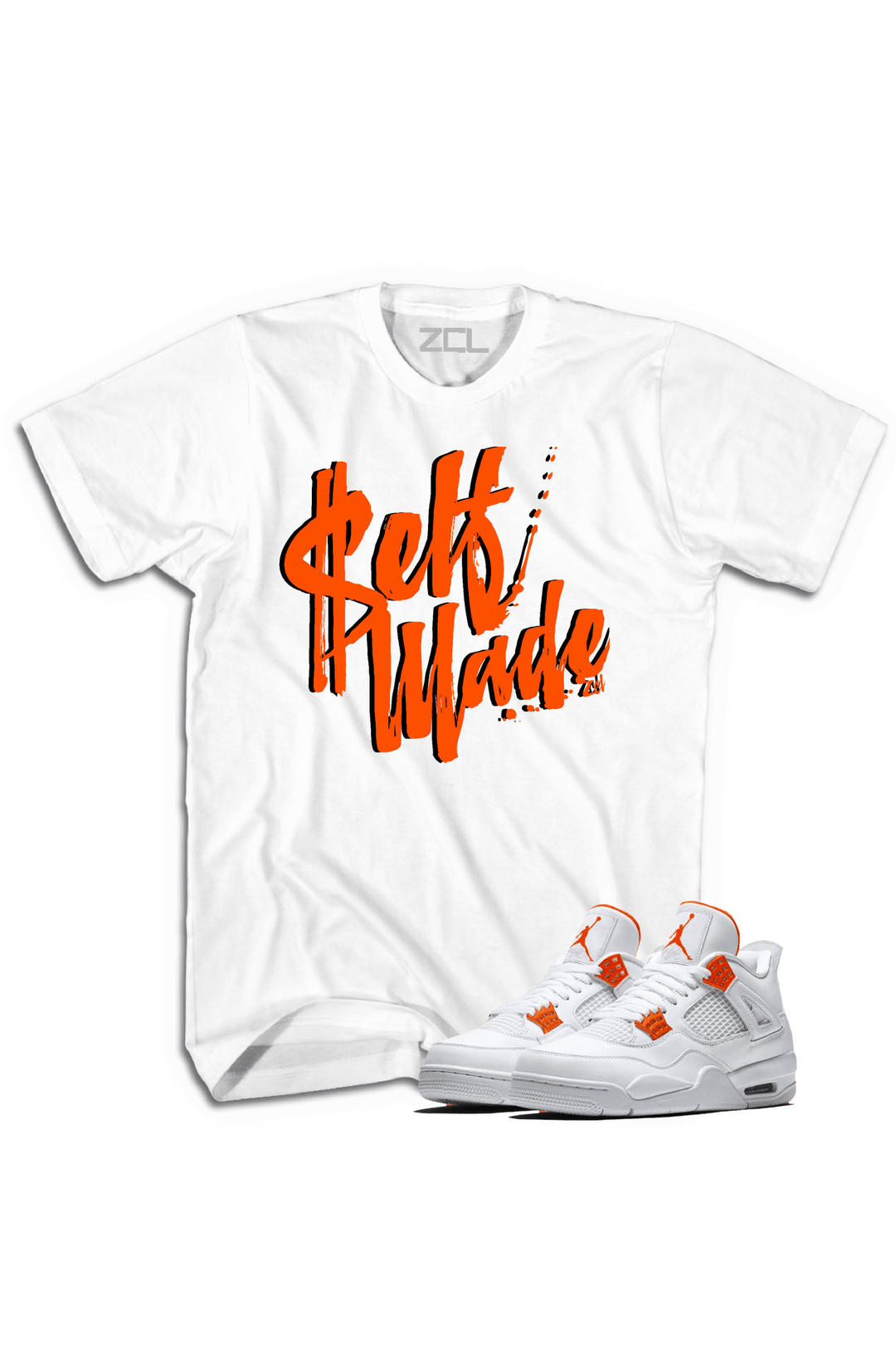 Air Jordan 4 "Self Made" Tee (Metallic Orange) - Zamage