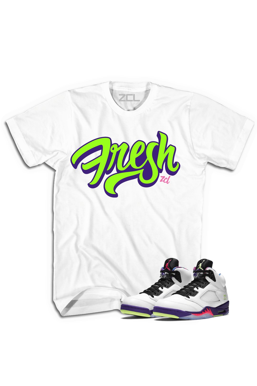 Air Jordan 5 "Fresh" Tee Alternate (Bel Air) - Zamage
