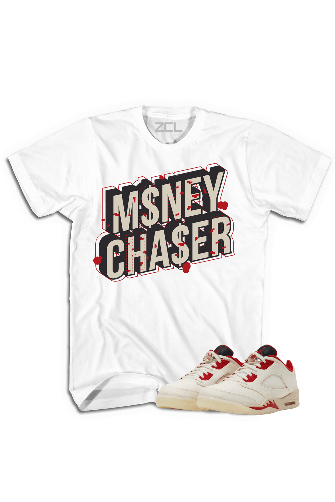 Air Jordan 5 Low "Money Chaser" Tee (Chinese New Year 2021) - Zamage