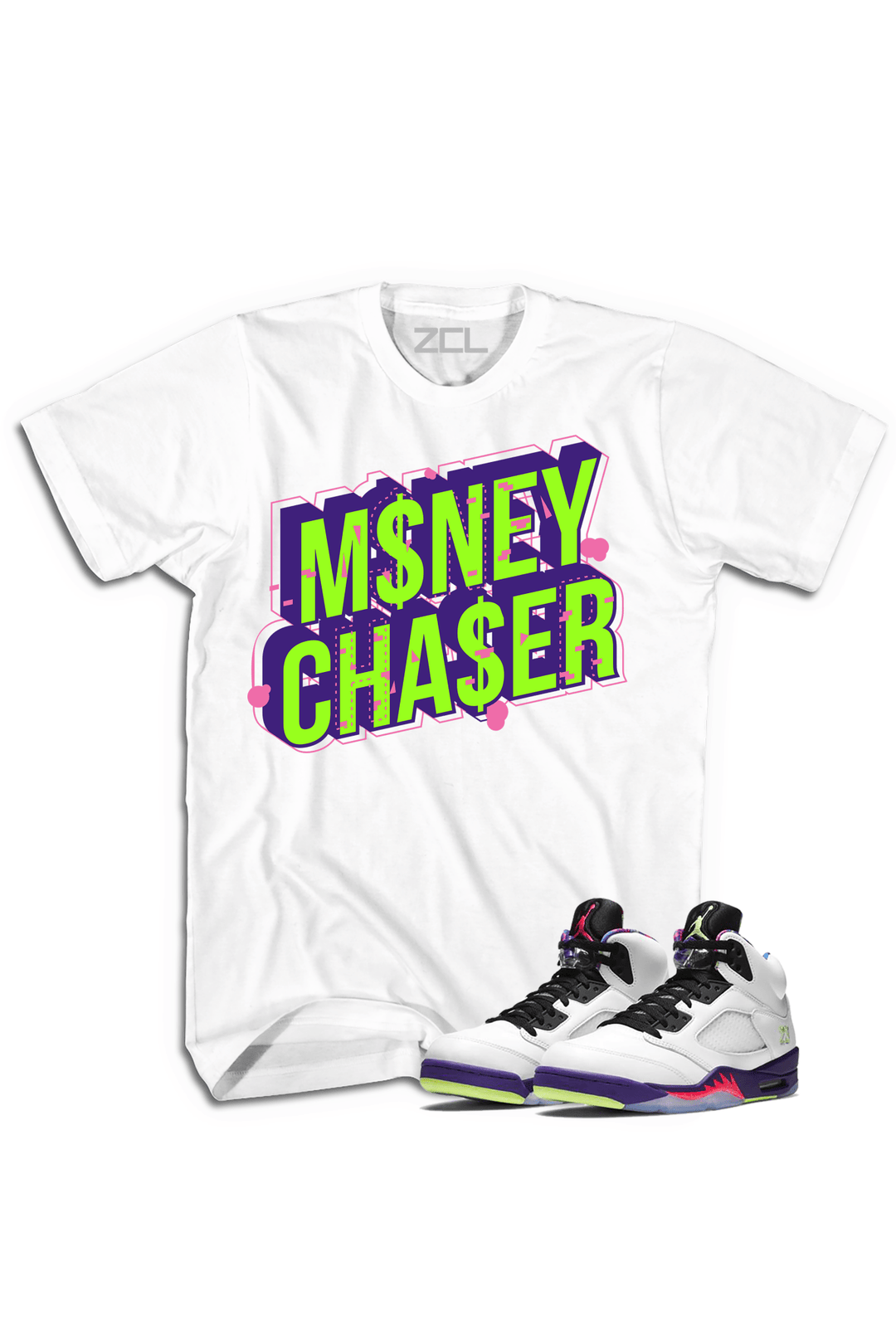 Air Jordan 5 "Money Chaser" Tee (Alternate Bel Air) - Zamage