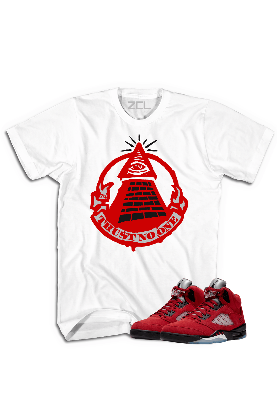 Air Jordan 5 Retro "Trust No One" Tee (Raging Bull) - Zamage