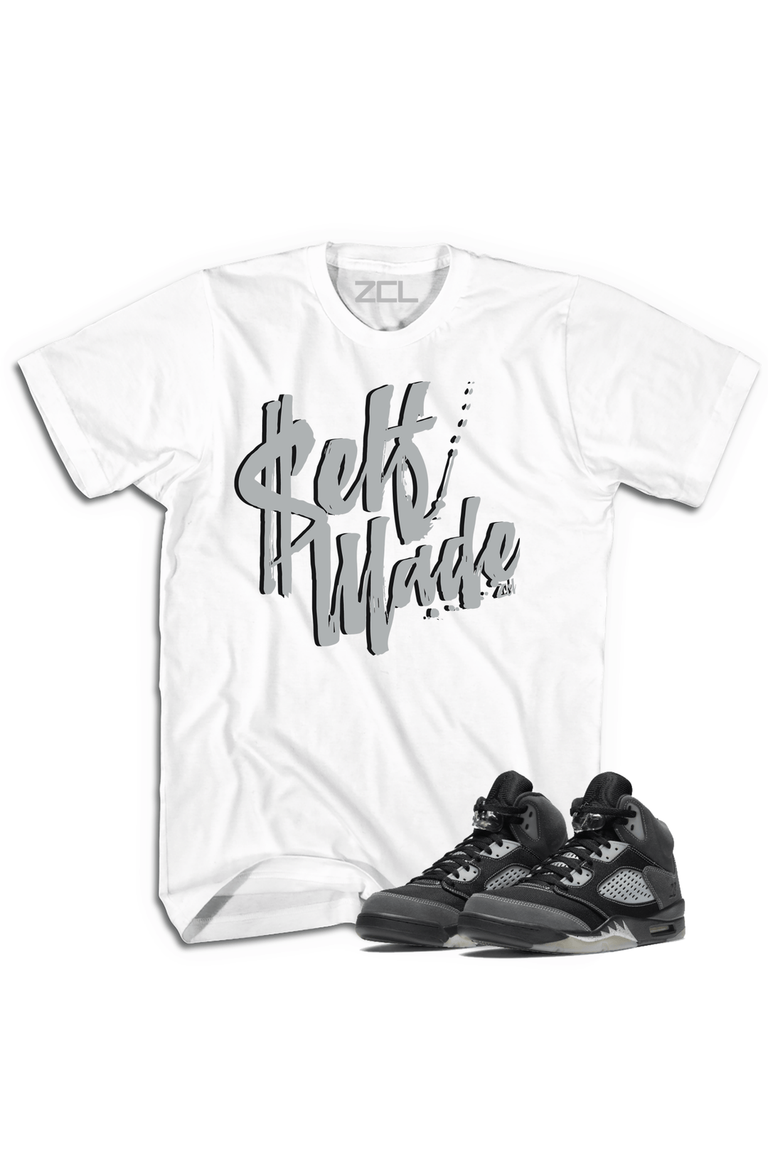 Air Jordan 5 "Self Made" Tee (Anthracite) - Zamage