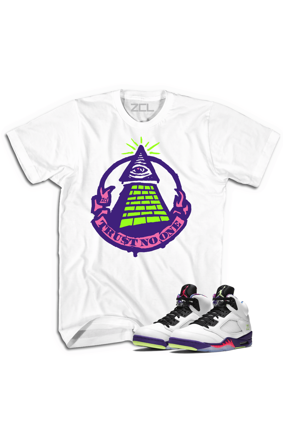 Air Jordan 5 "Trust No One" Tee (Alternate Bel Air) - Zamage