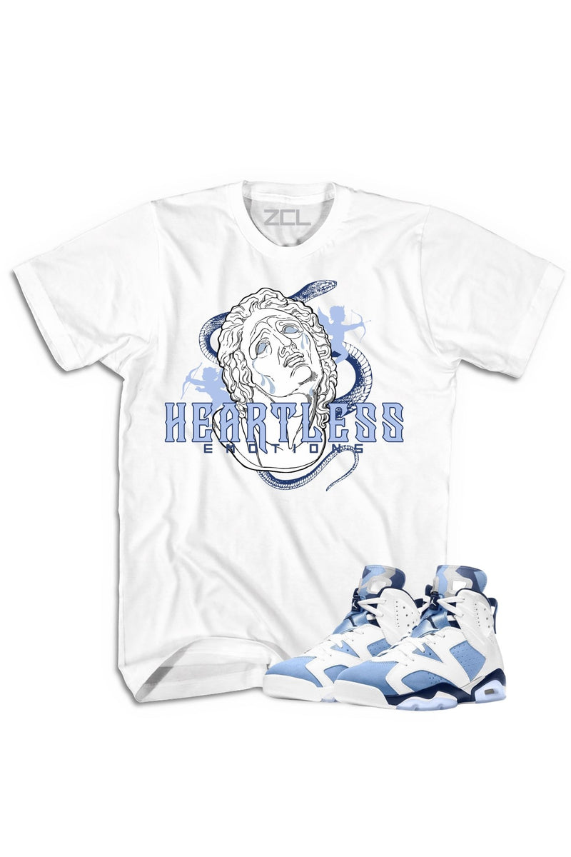 Air Jordan 6 "Heartless" Tee UNC White - Zamage