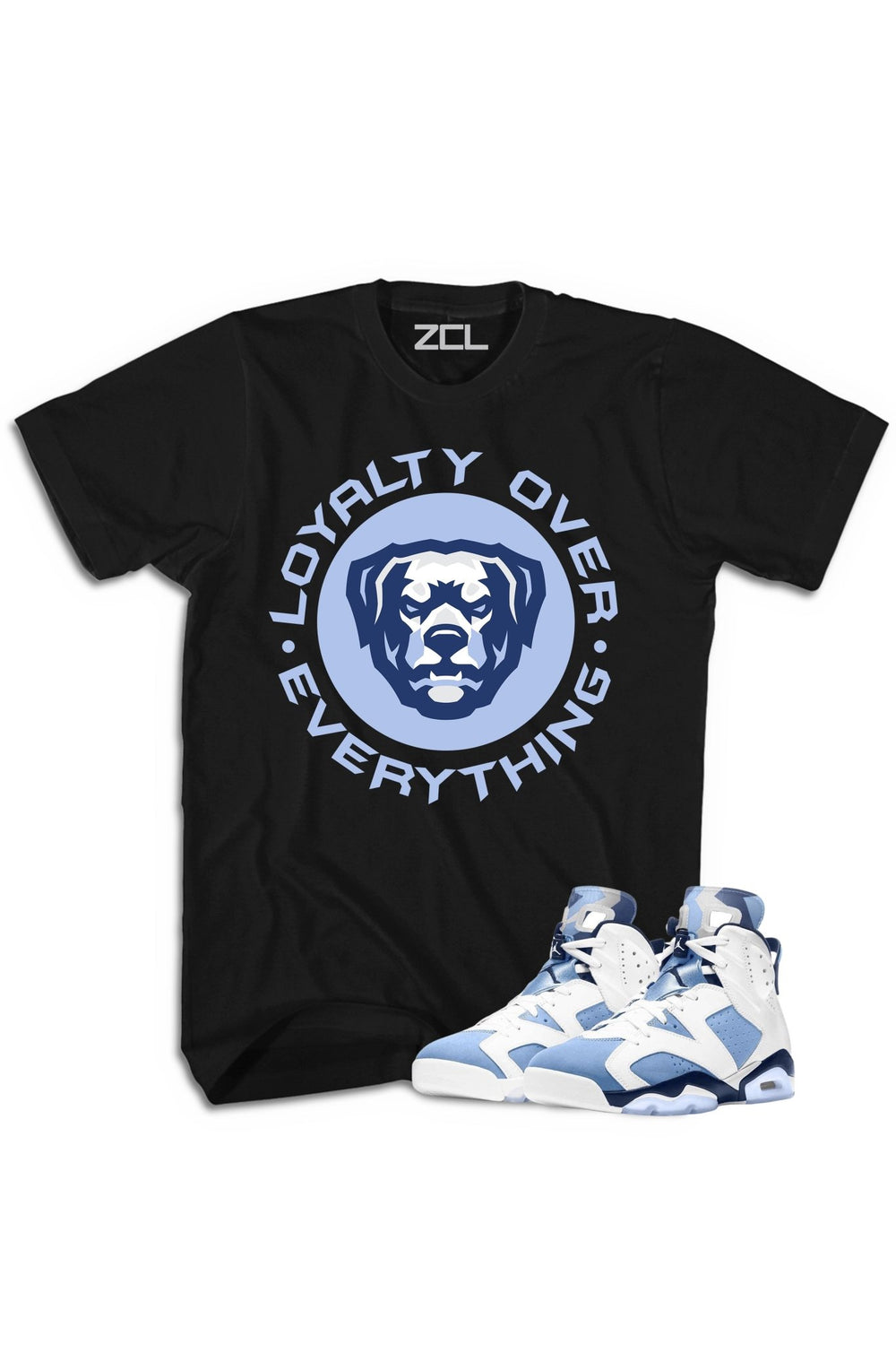 Air Jordan 6 "Loyalty Over Everything" Tee UNC White - Zamage