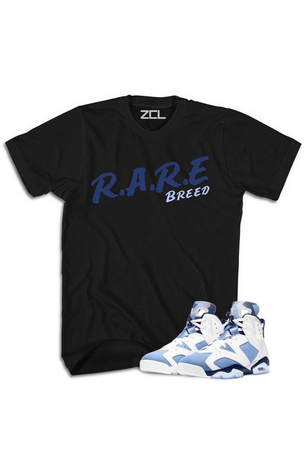 Air Jordan 6 "Rare Breed" Tee UNC White - Zamage