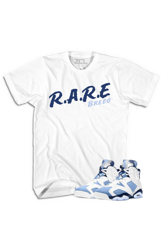 Air Jordan 6 "Rare Breed" Tee UNC White - Zamage