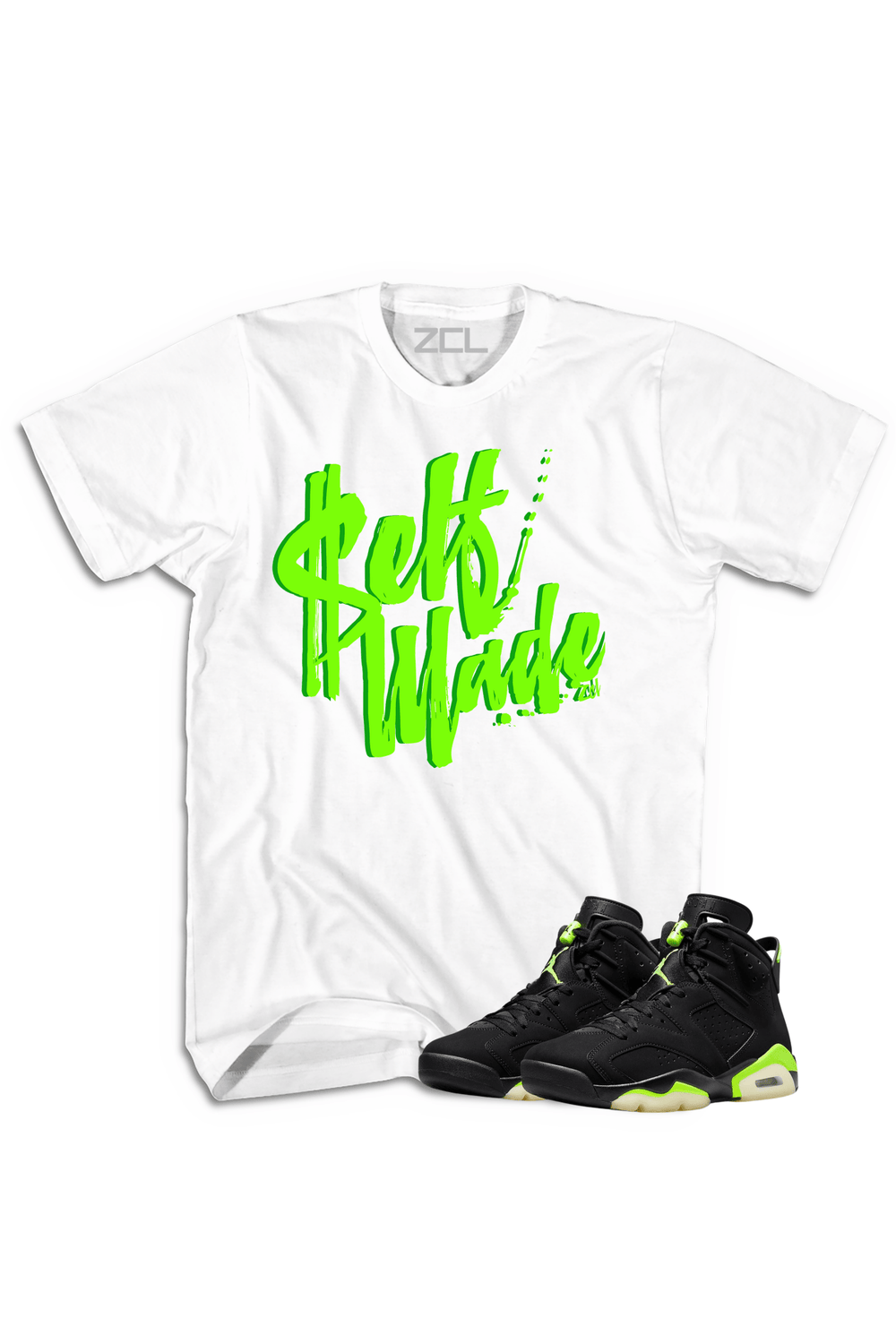 Air Jordan 6 "Self Made" Tee (Electric Green) - Zamage