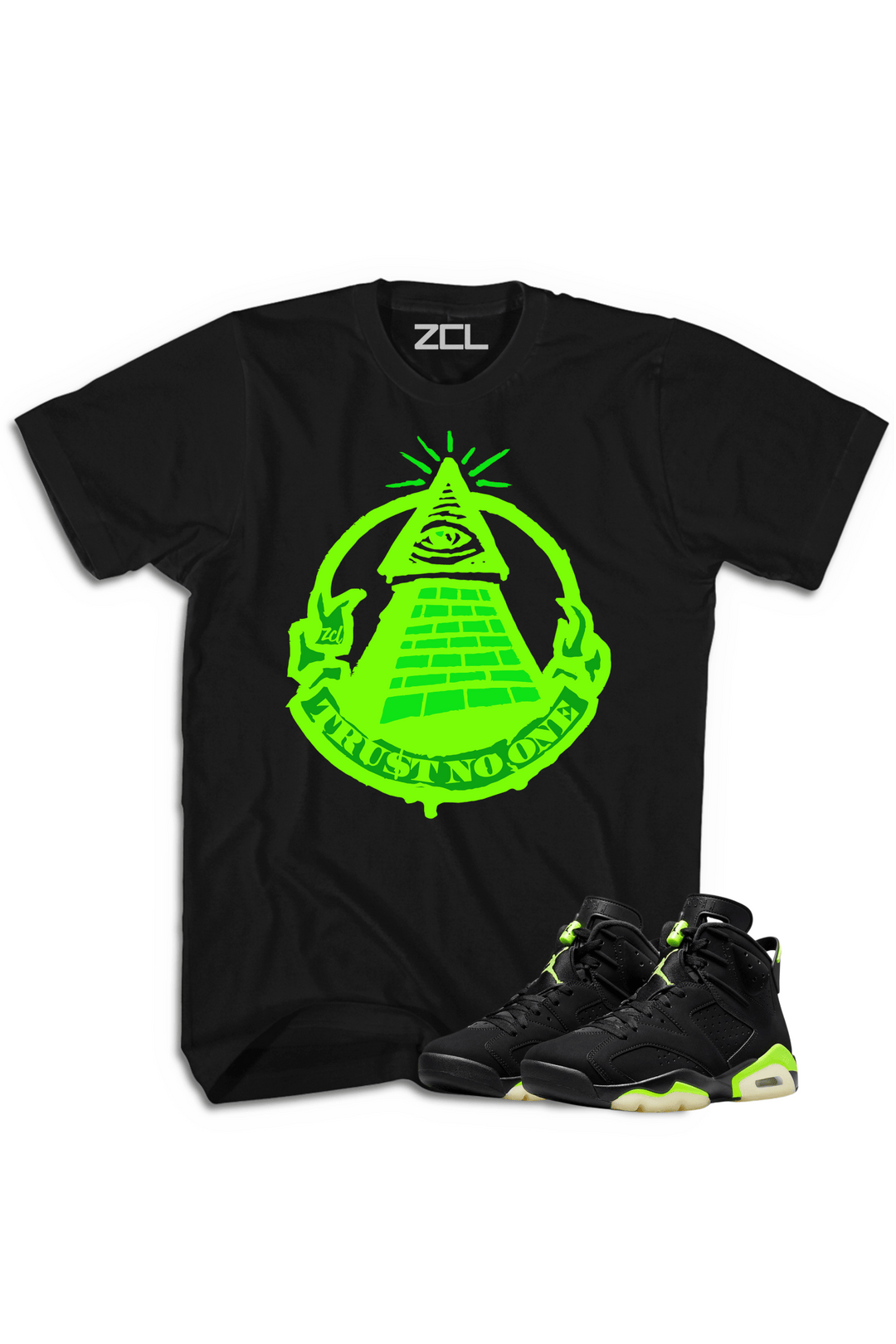 Air Jordan 6 "Trust No One" Tee (Electric Green) - Zamage