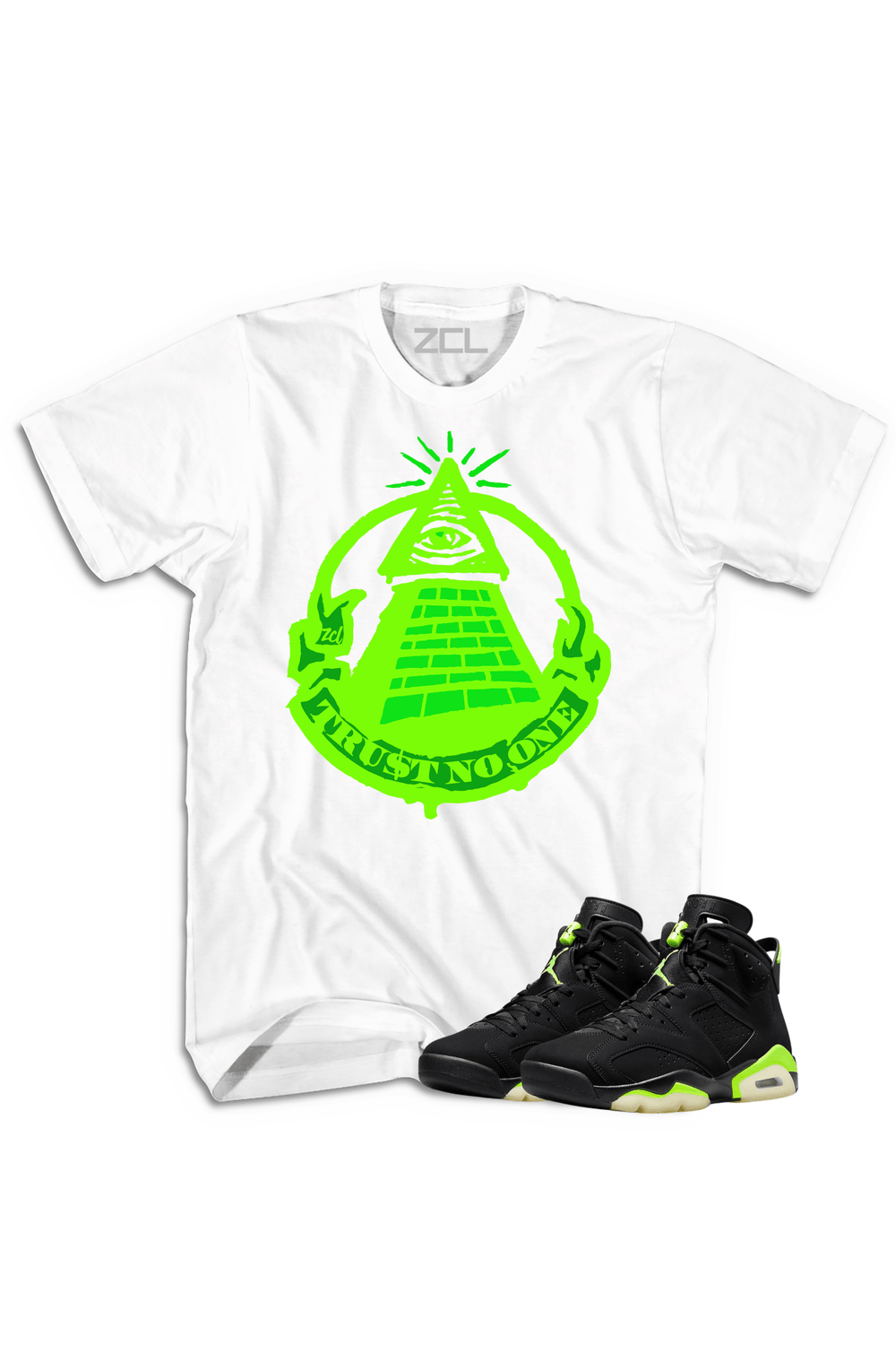 Air Jordan 6 "Trust No One" Tee (Electric Green) - Zamage