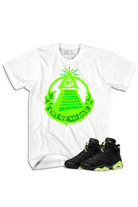 Air Jordan 6 "Trust No One" Tee (Electric Green) - Zamage