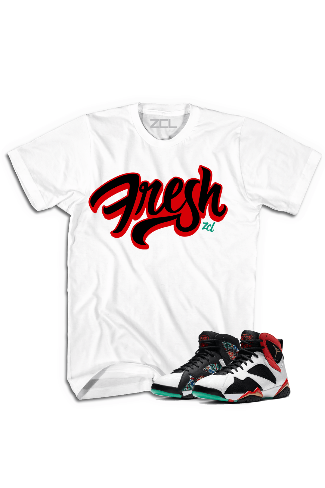 Air Jordan 7 China "Fresh" Tee (Chile Red) - Zamage