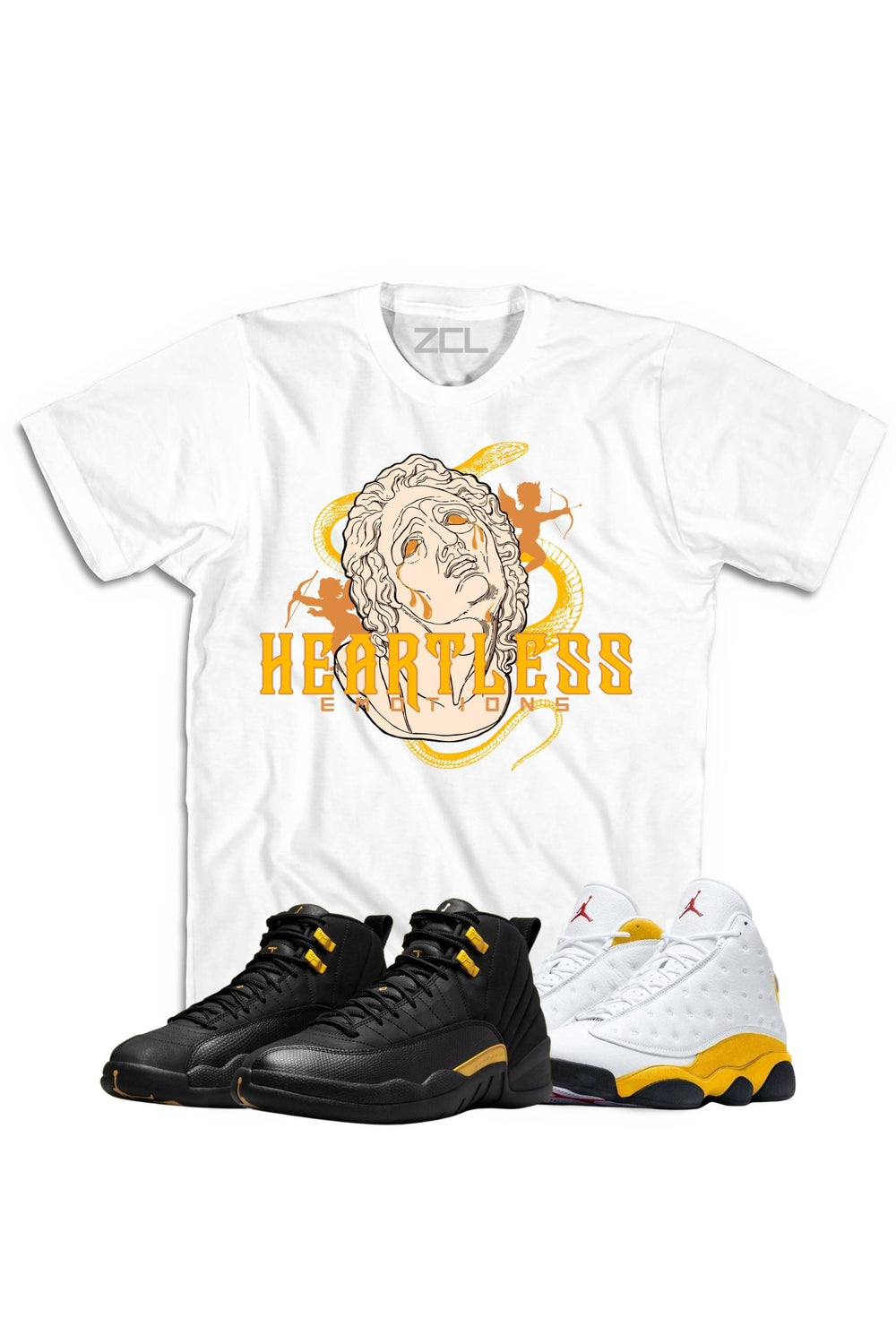 Air Jordan "Heartless" Tee Black Taxi / Del Sol - Zamage