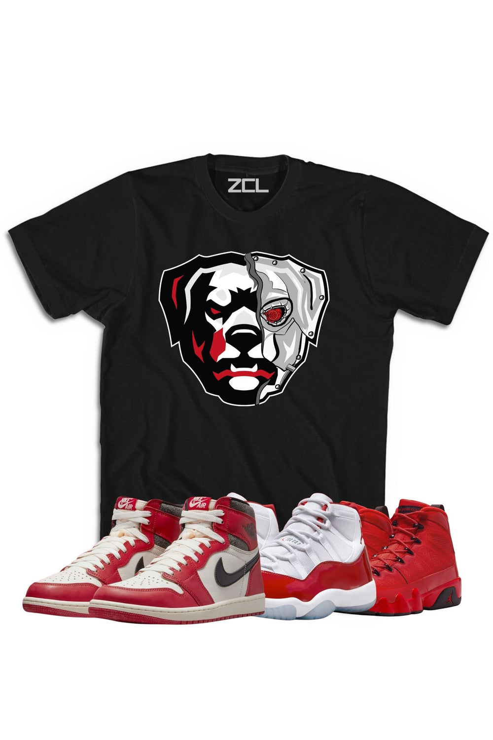 Air Jordan "Hov Cyborg" Tee Lost & Found - Cherry Red - Zamage