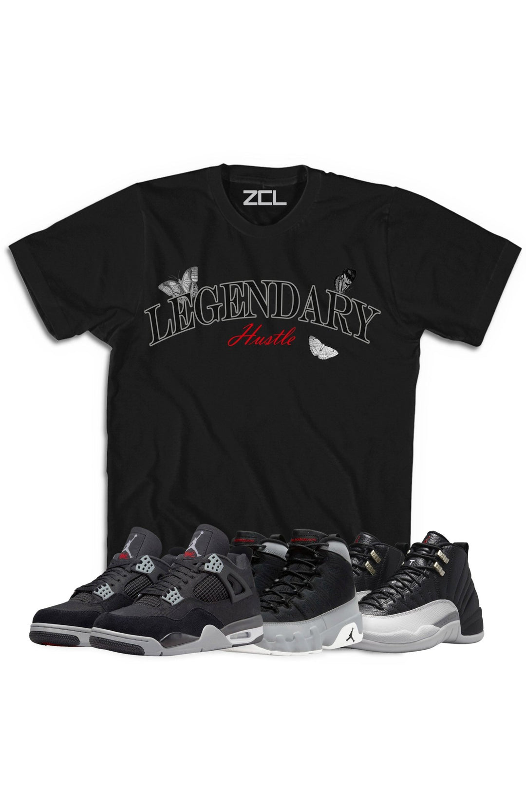 Air Jordan "Legendary" Tee Black Canvas - Zamage