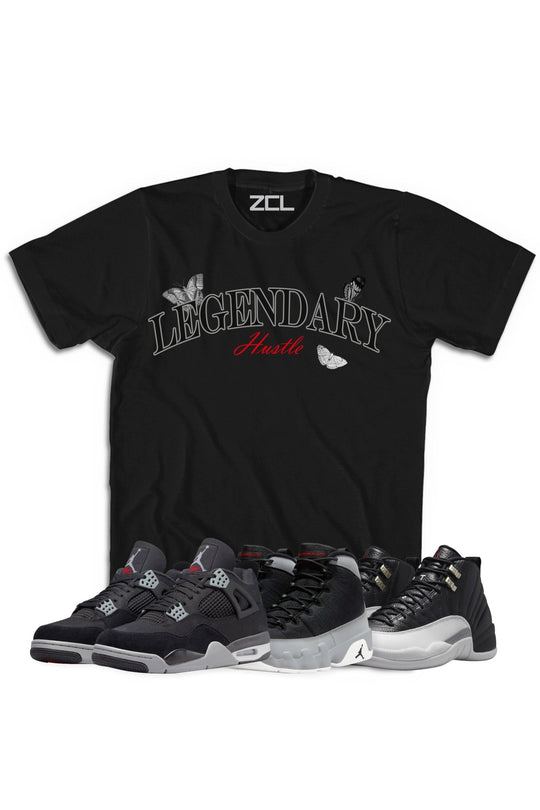 Air Jordan "Legendary" Tee Black Canvas - Zamage