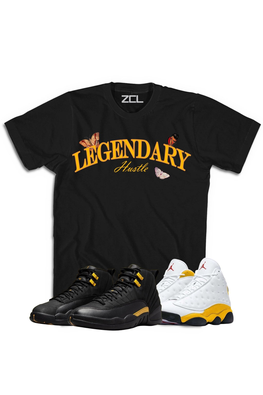 Air Jordan "Legendary" Tee Black Taxi / Del Sol - Zamage