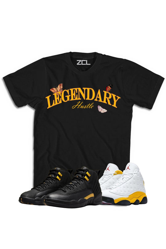 Air Jordan "Legendary" Tee Black Taxi / Del Sol - Zamage
