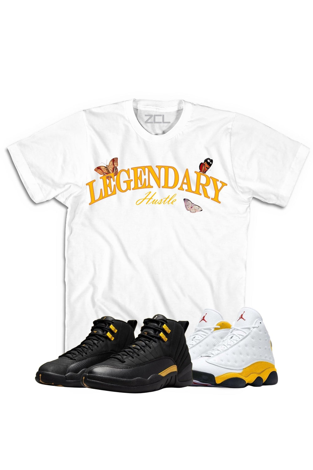 Air Jordan "Legendary" Tee Black Taxi / Del Sol - Zamage