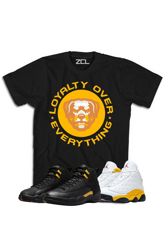 Air Jordan "Loyalty Over Everything Tee Black Taxi / Del Sol - Zamage