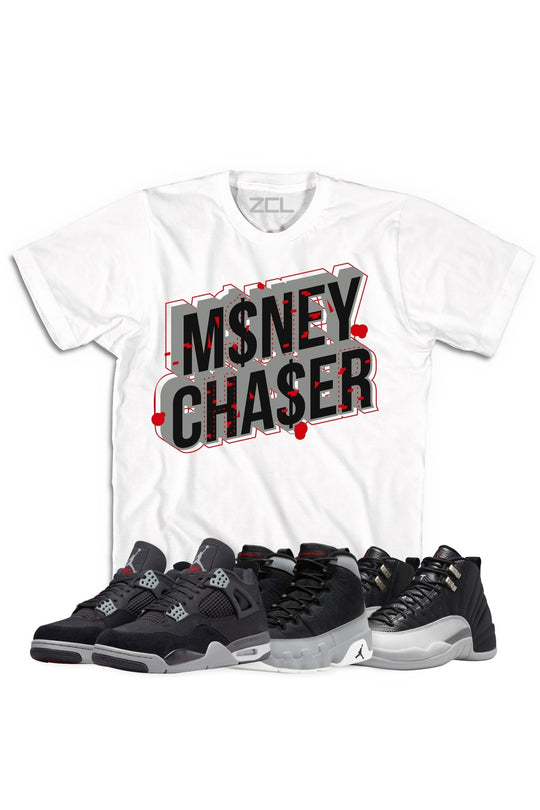 Air Jordan "Money Chaser" Tee Black Canvas - Zamage