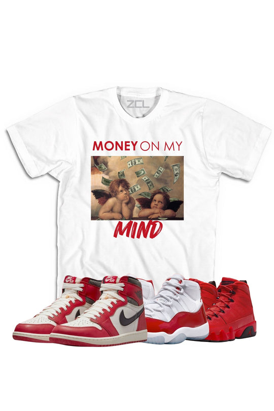 Air Jordan "Money On My Mind" Tee Lost & Found Cherry Red - Zamage