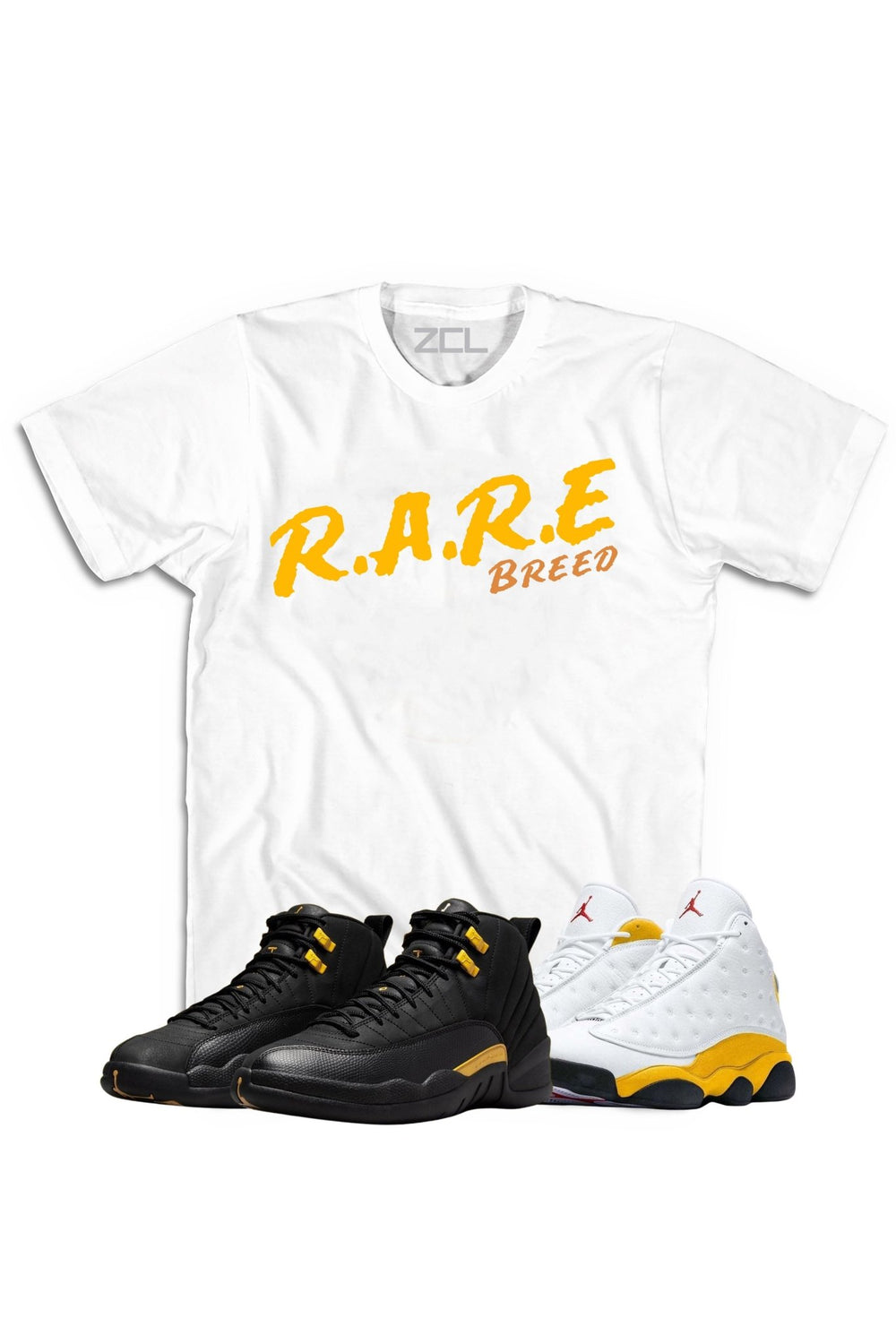 Air Jordan "Rare Breed" Tee Black Taxi / Del Sol - Zamage