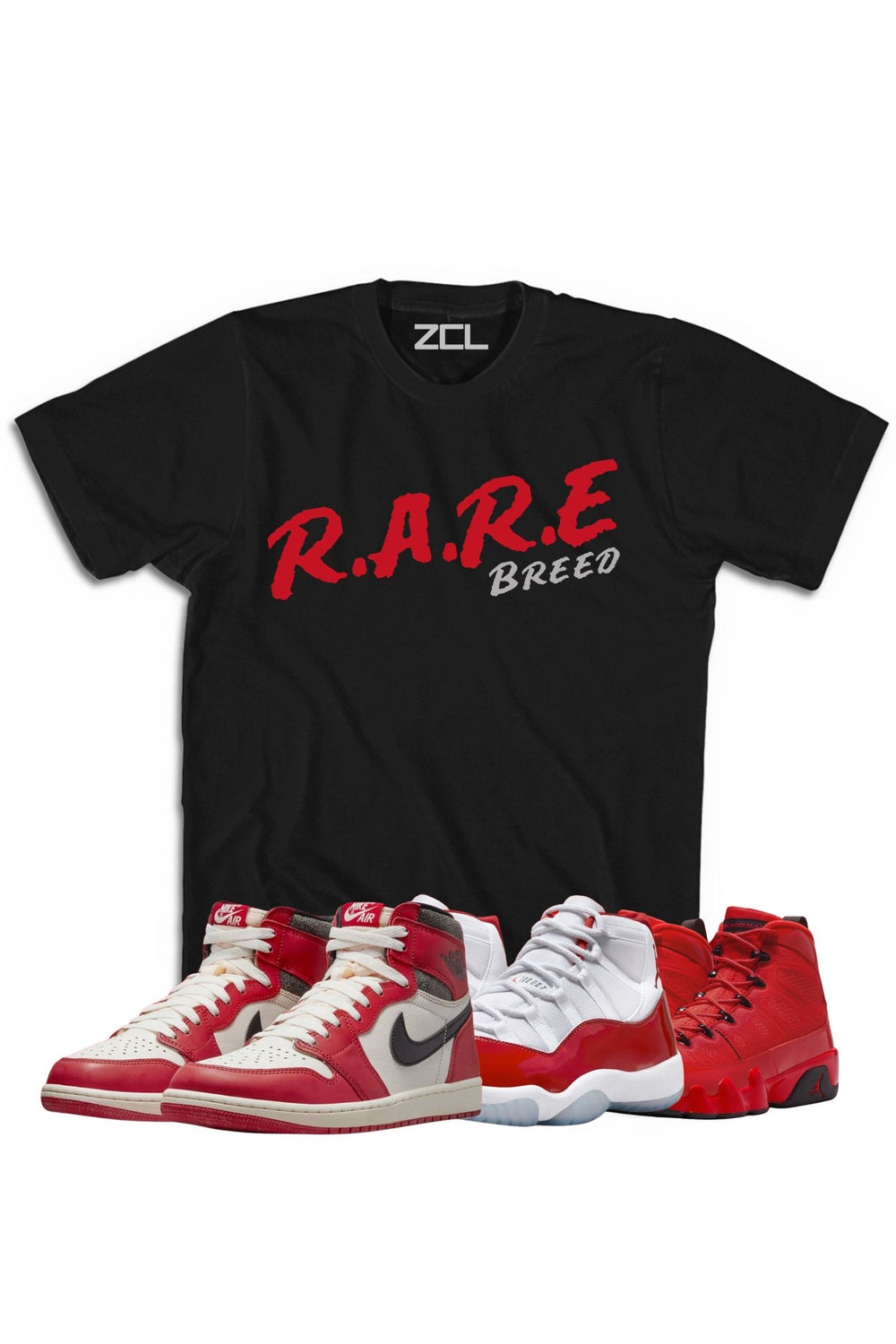 Air Jordan "Rare Breed" Tee (Lost & Found - Cherry Red) - Zamage