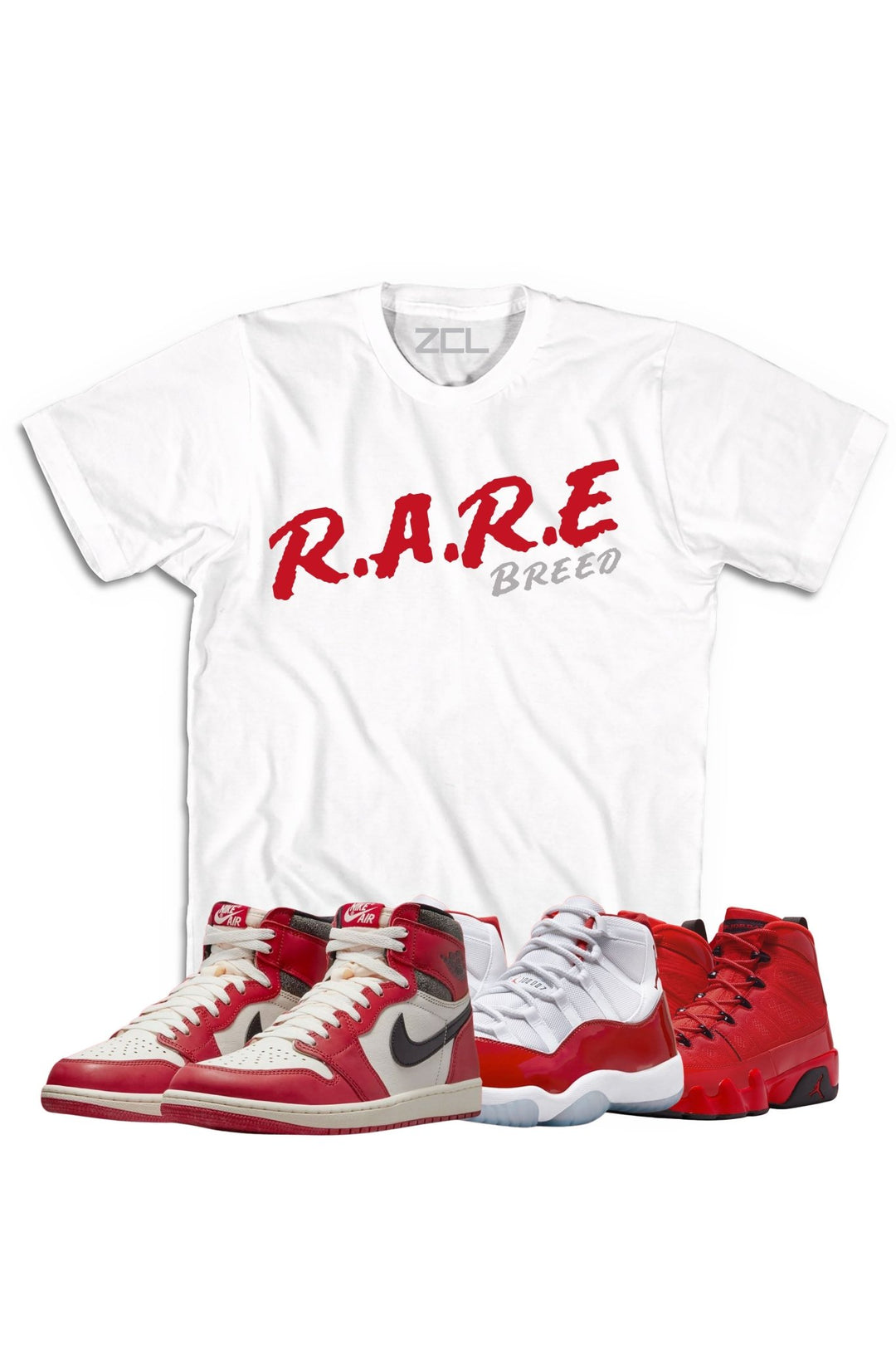Air Jordan "Rare Breed" Tee (Lost & Found - Cherry Red) - Zamage