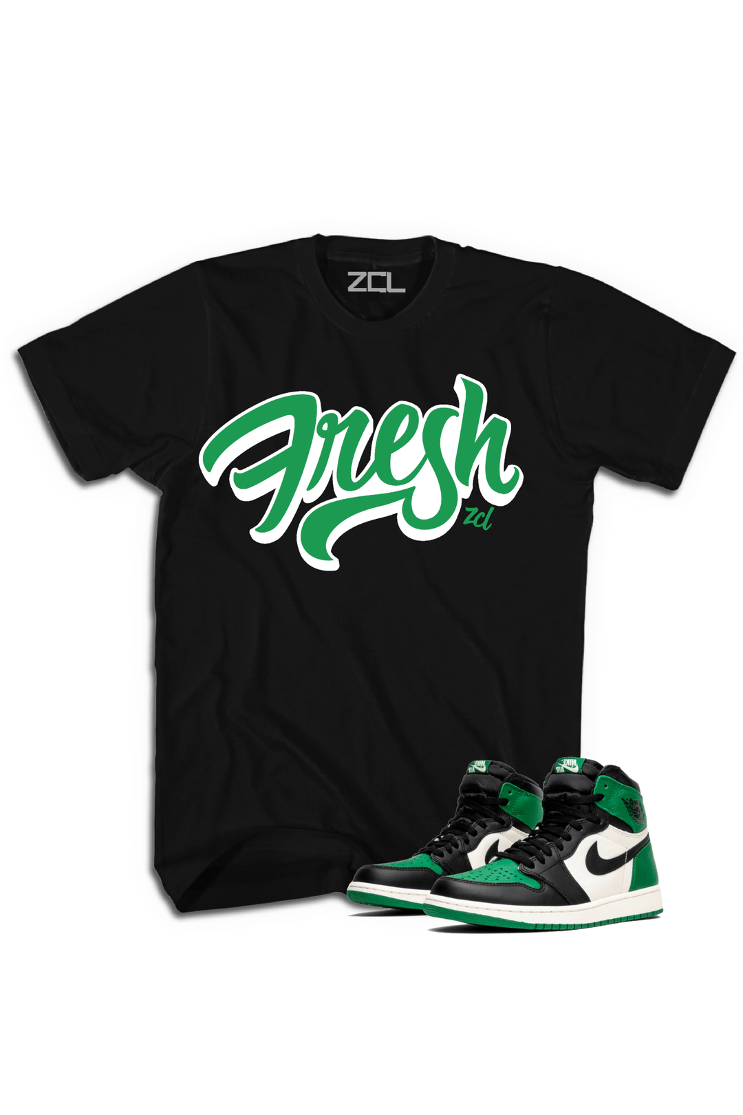 Air Jordan Retro 1 "Fresh" Tee (Pine Green) - Zamage