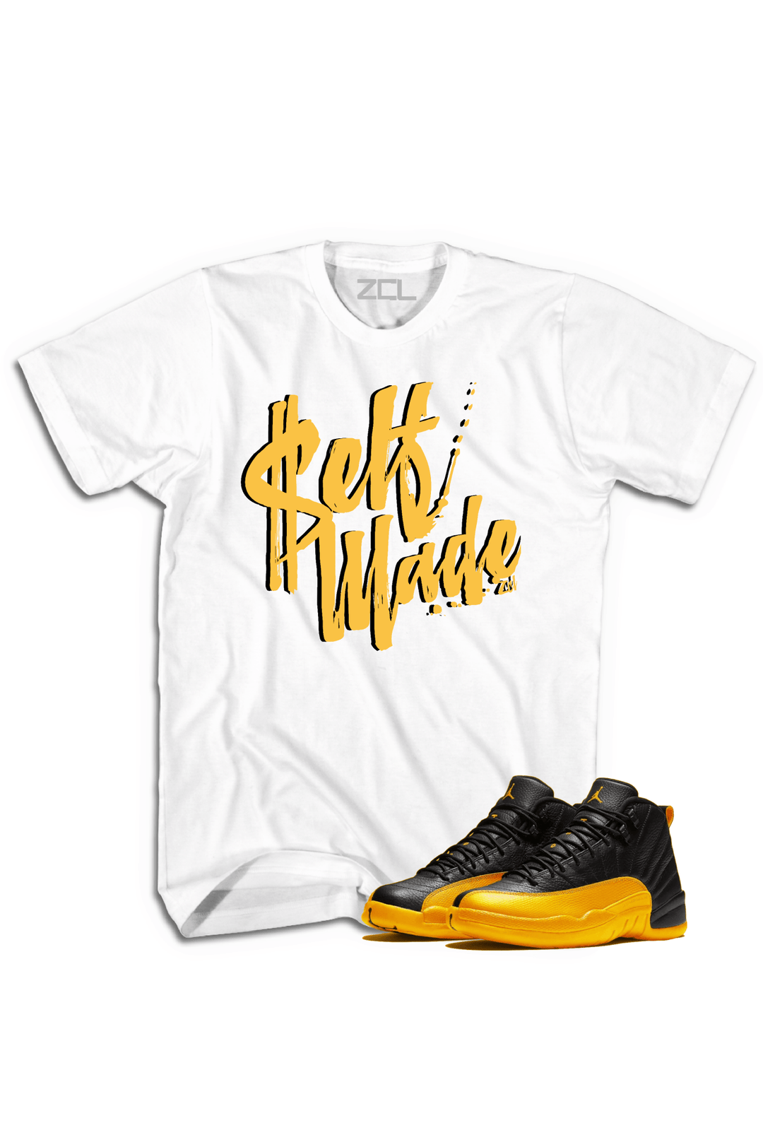 Air Jordan Retro 12 "Self Made" Tee (University Gold) - Zamage