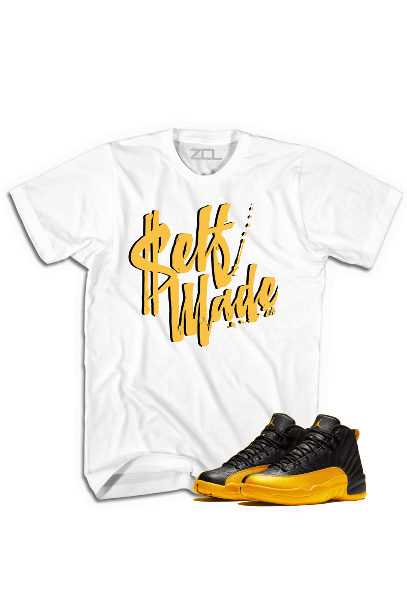 Air Jordan Retro 12 "Self Made" Tee (University Gold) - Zamage